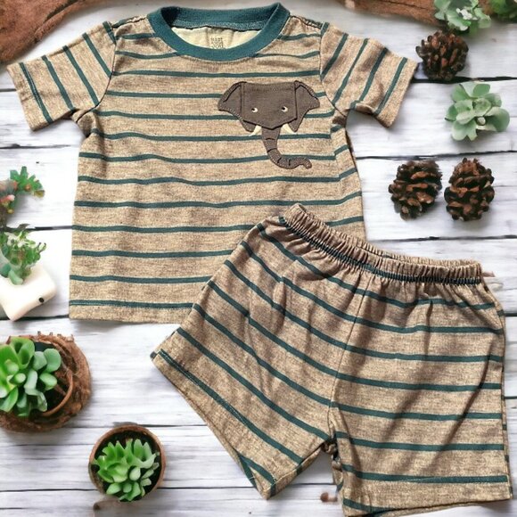2pc Carter’s Just One You Appliqué Pajama Short Set - Picture 1 of 6